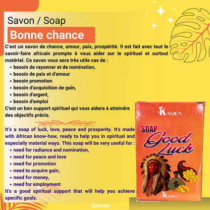 Savon GOOD LUCK  - Savon spirituel
