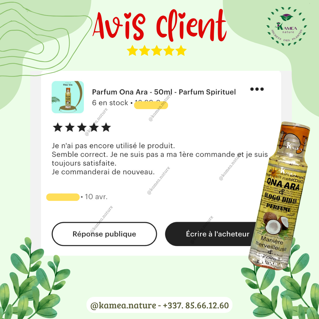 Parfum Ona Ara and Ologo Didan - 50ml - Parfum Spirituel