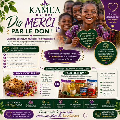 Dis MERCI par le DON