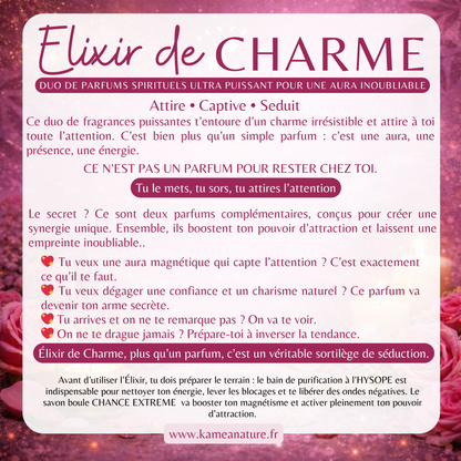 Elixir de charme - DUO de Parfum spirituel - puissant attraction
