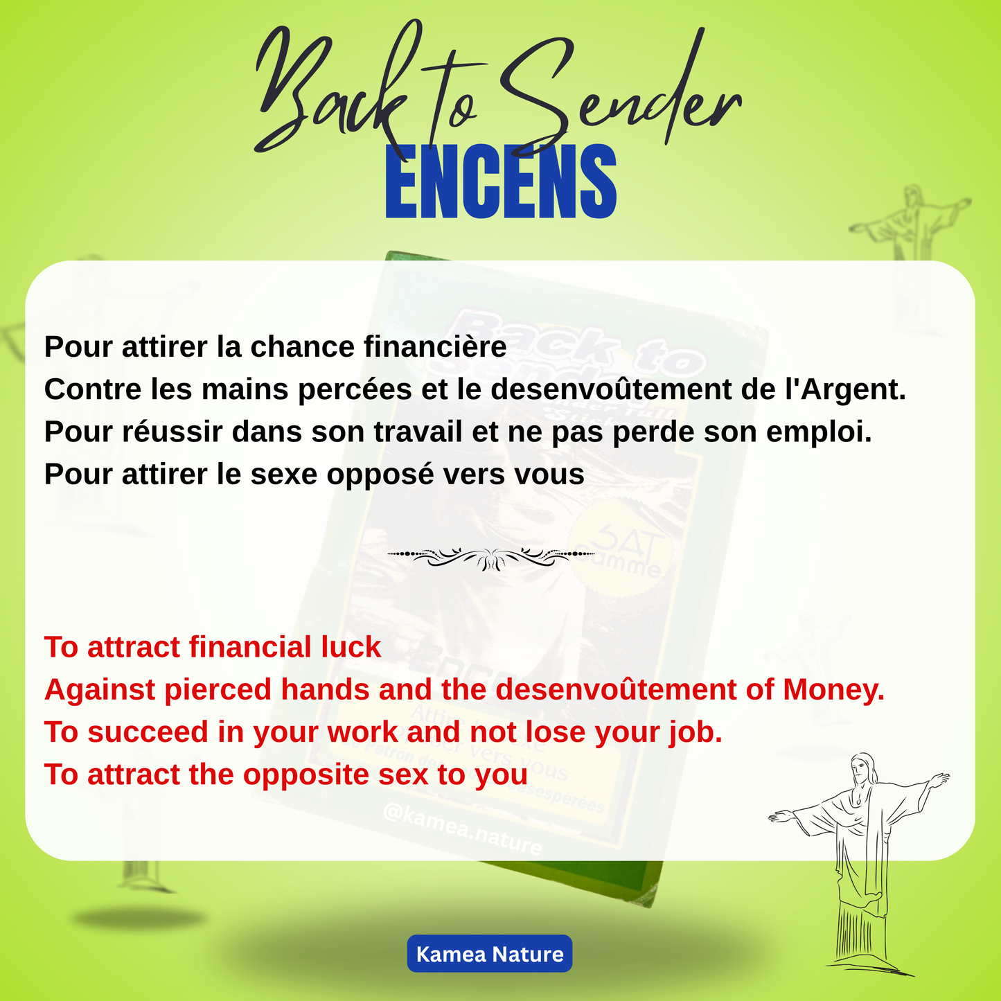 Puissant Encens Back to sender - Retour à l’envoyeur