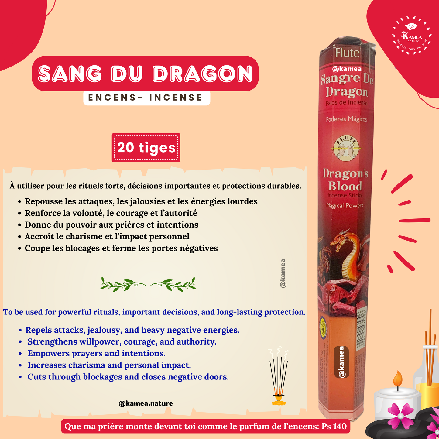 Encens SANG DU DRAGON