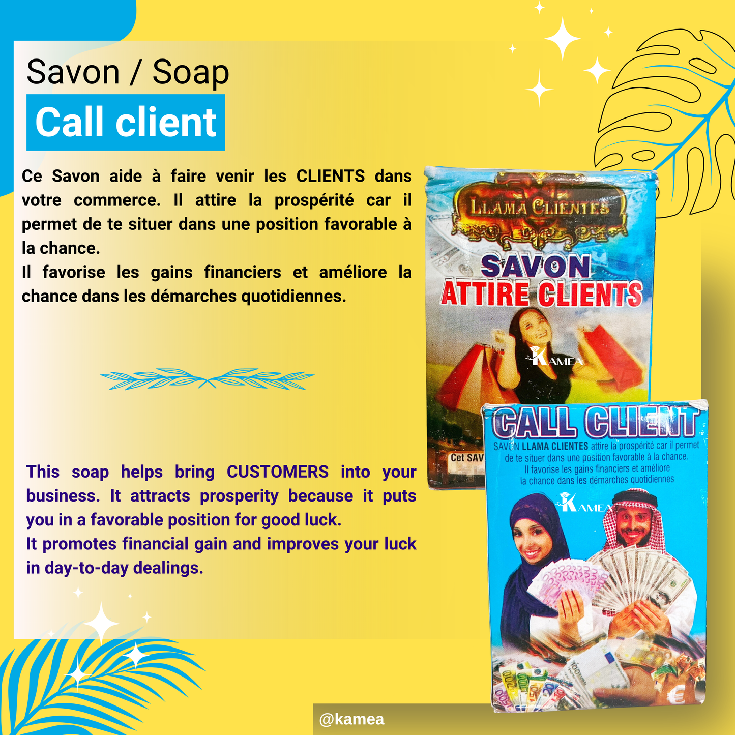 Savon ATTIRANCE CLIENTS - Savon spirituel