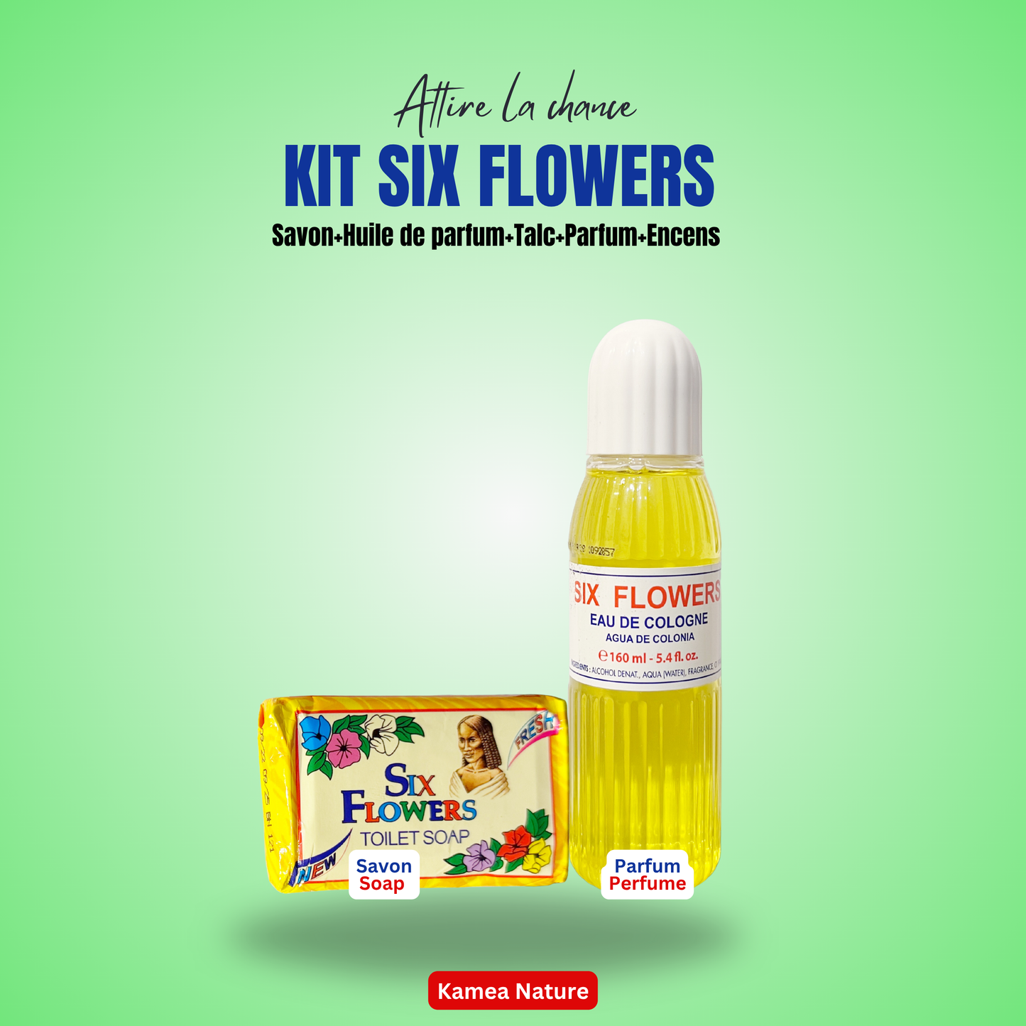 Parfum Six Flowers - Savon spirituel - parfum 6 Fleurs
