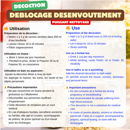 Décoction Déblocage Désenvoutement