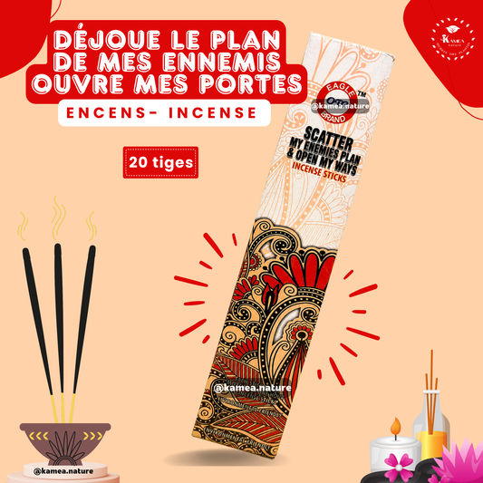 Encens spirituel - Scatter my ennemies plan and open my way - Déjoue les plans de mes ennemies et ouvre mes chemins