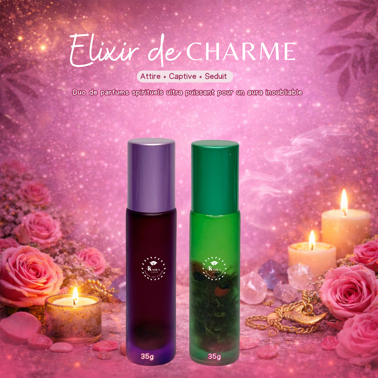 Elixir de charme - DUO de Parfum spirituel - puissant attraction