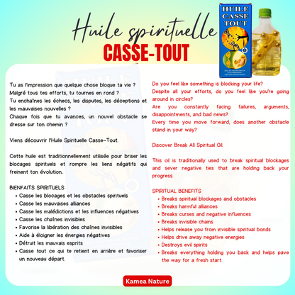 Huile spirituelle CASSE-TOUT