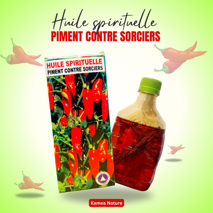 Huile spirituelle PIMENT CONTRE SORCELLERIE