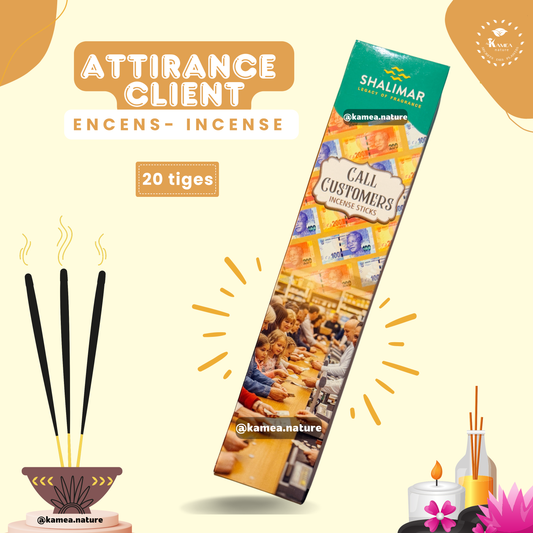 Encens spirituel attirance clientèle - call customer