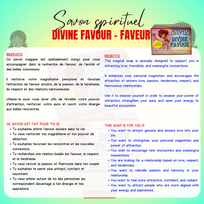 Savon DIVINE FAVOUR - Divine faveur- Savon spirituel