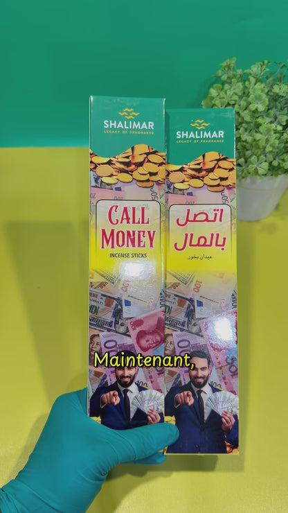 Encens spirituel Call Money - Attire argent