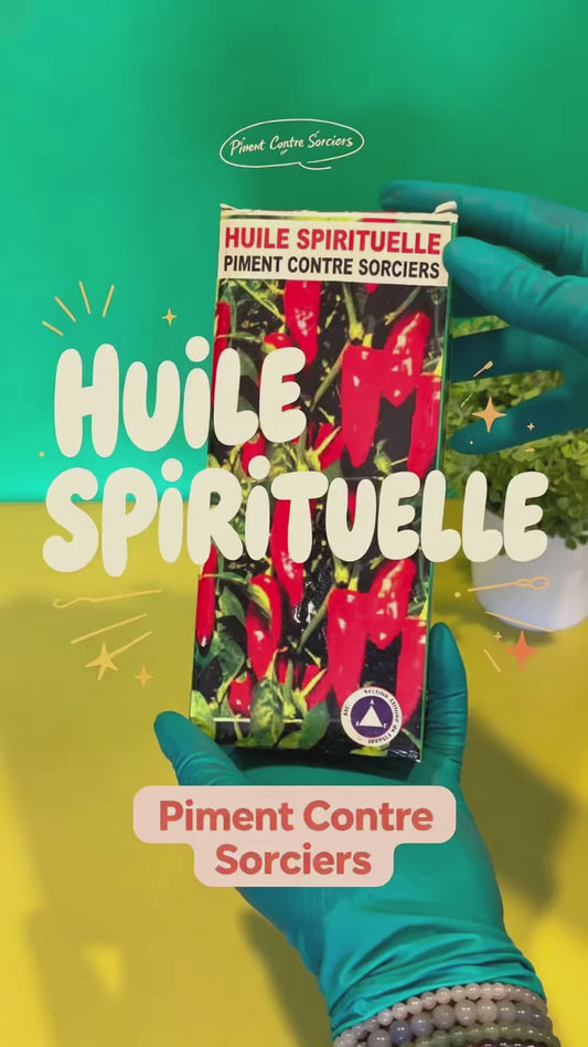 Huile spirituelle PIMENT CONTRE SORCELLERIE